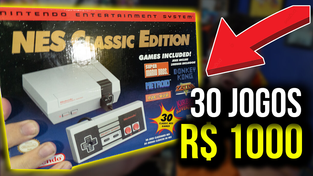 COMPREI um NINTENDO MINI por R$1000 (NÃO VALE A PENA?)