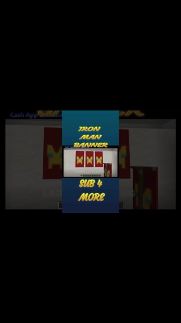 Minecraft: Iron Man Banner