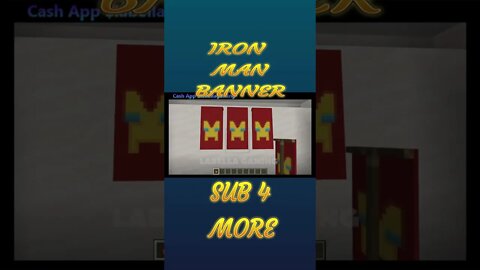 Minecraft: Iron Man Banner