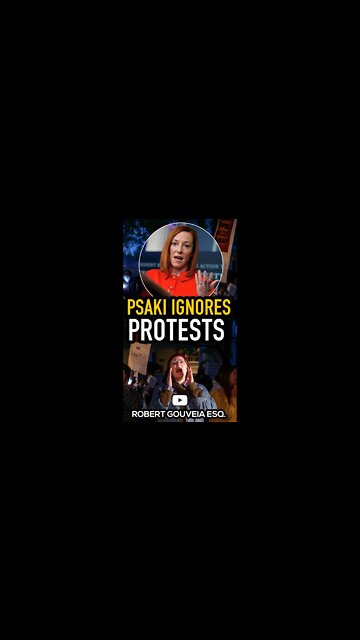 #Psaki Ignores Illegal #SCOTUS #Protests #shorts
