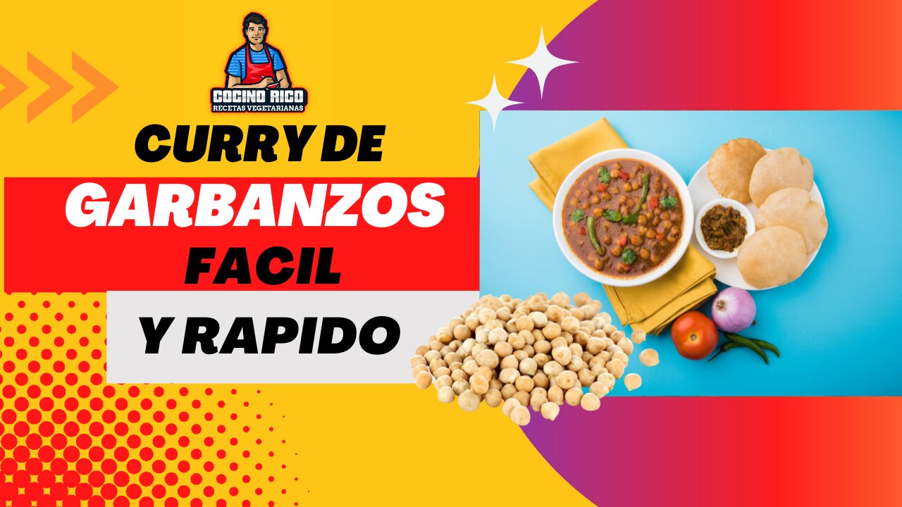Curry de Garbanzos con Espinaca- Receta Facil y Rapida