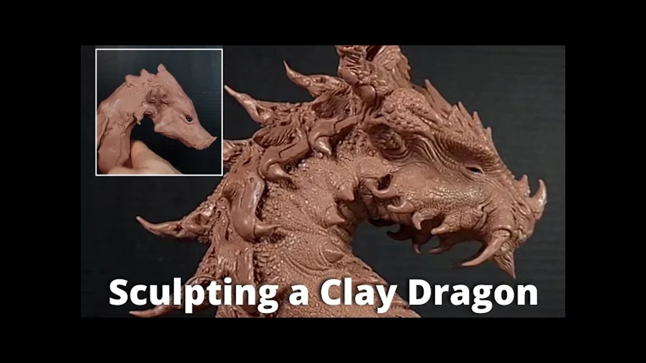 Sculpting a Clay Dragon From Start to Finish | Time-lapse Video