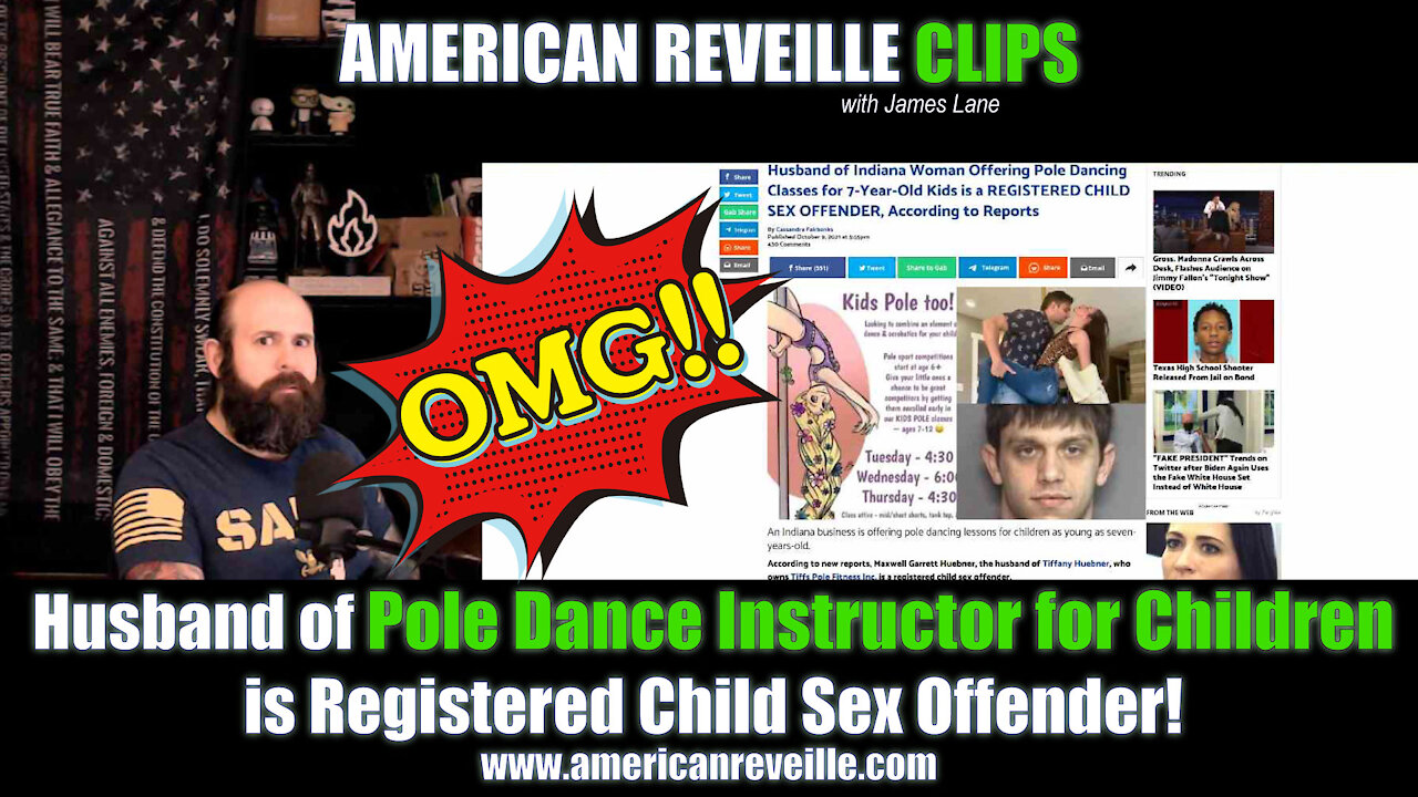 Husband of Pole Dance Instructor for Children is a Registered Child Sex Offender!