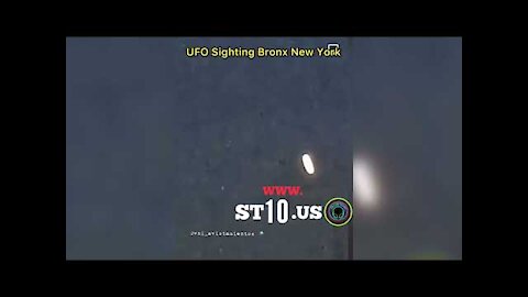 UFO sighting Bronx New York