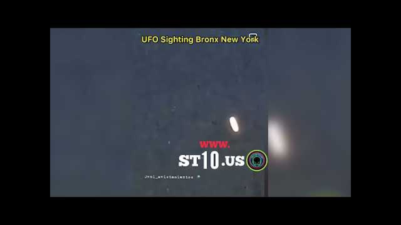 UFO sighting Bronx New York