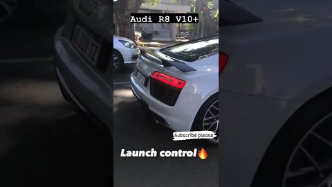 Audi R8 v10+ launch control 🔥🔥 #onepercent_clubb #shorts #audi #r8 #0to100