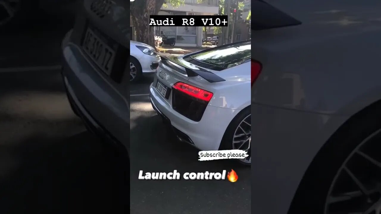 Audi R8 v10+ launch control 🔥🔥 #onepercent_clubb #shorts #audi #r8 #0to100