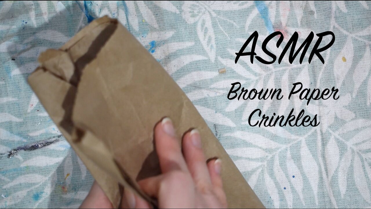 ASMR Intense Crinkle Sounds | Brown Packing Paper | Single Trigger | No Talking