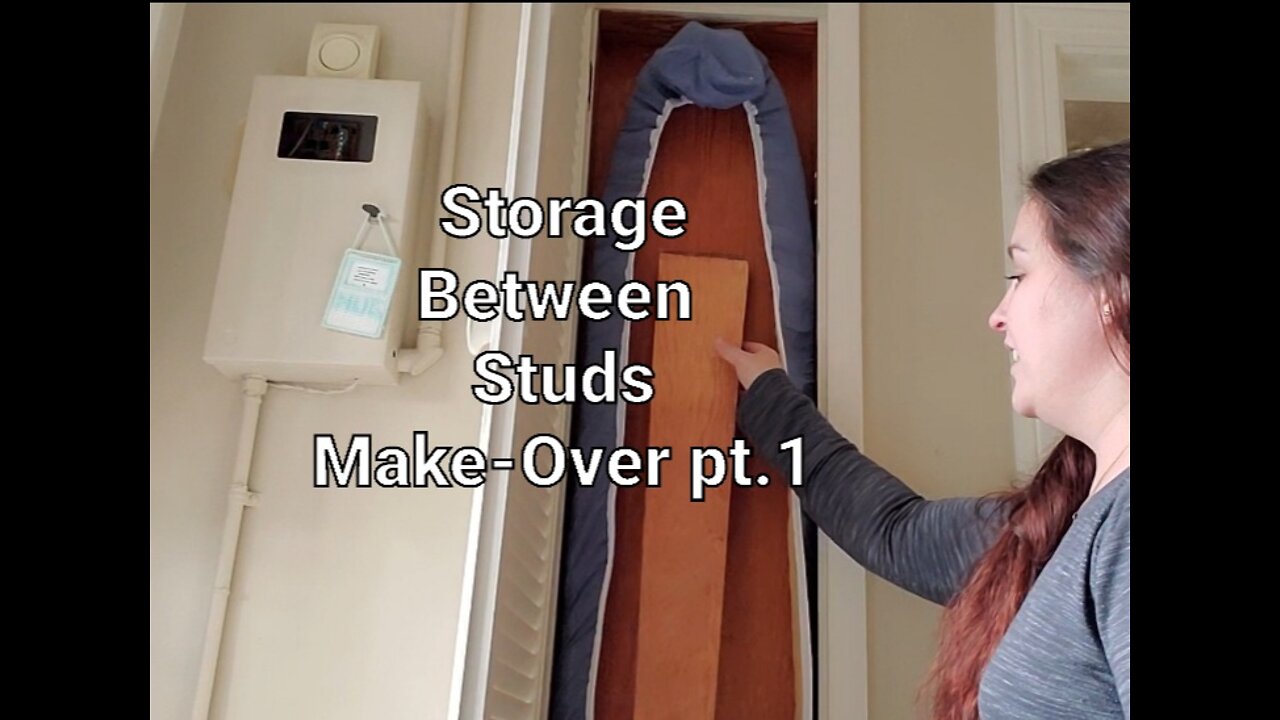 Storage Between Studs (Make-Over) Pt. 1