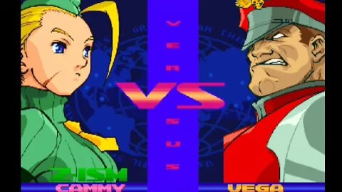 Street Fighter Zero 3 Upper - Cammy (Z-ISM) - Nível 8/Expert - No Continues