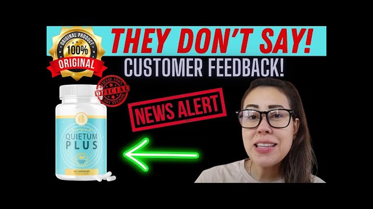 QUIETUM PLUS REVIEW ⚠️ (((WATCH URGENTLY!!)))⚠️ Quietum Plus Supplement - QUIETUM PLUS REVIEW 2023