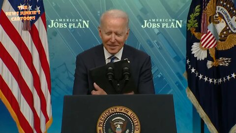 Biden gets annoyed by a reporter asking him a question about his confidence.