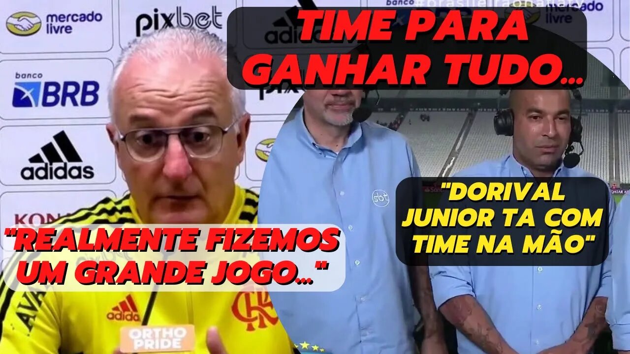 DORIVAL JUNIOR: Resolveu o problema do Flamengo | Time vai Ganhar todos os Campeonatos | SBT Sports