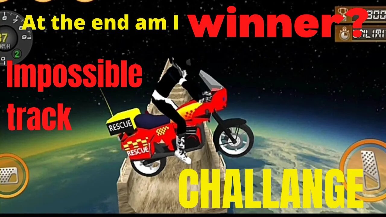 Impossible track drive game | At the end am I winner or looser?