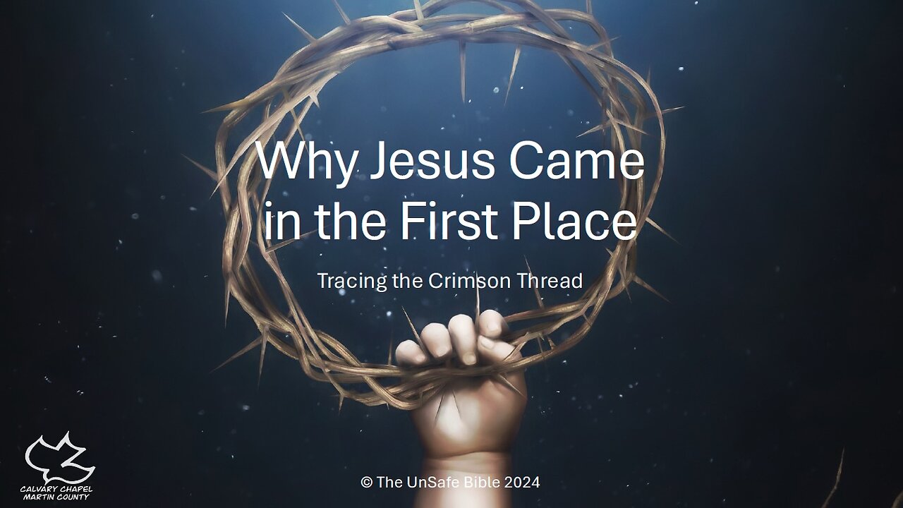 Why Jesus Came in the First Place