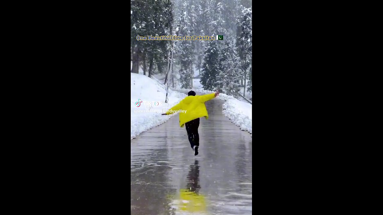 Snowfall in Pakistan Gilgit-Baltistan