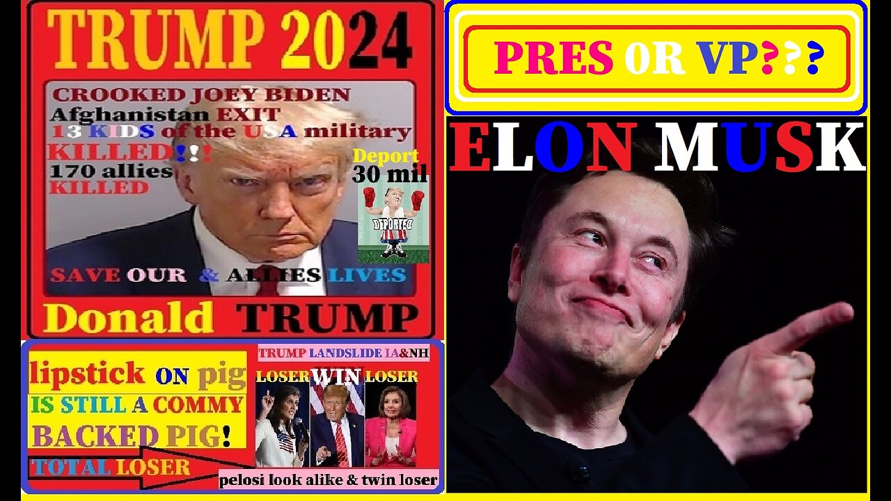 Elon Musk IZ running for president as of 3-19-24: MUSK 2024!