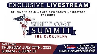 White Coat Summit - The Reckoning | July 27th, 2023 | Washington, DC