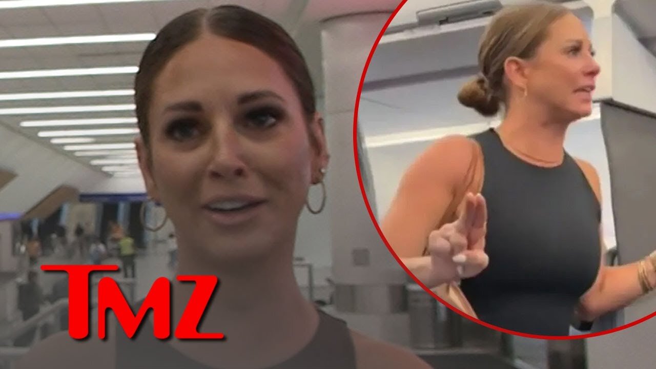 TIFFANY GOMASBack at Airport, Antsy ...BUT, WHAT DID SHE SEE ON PLANE??? Full video