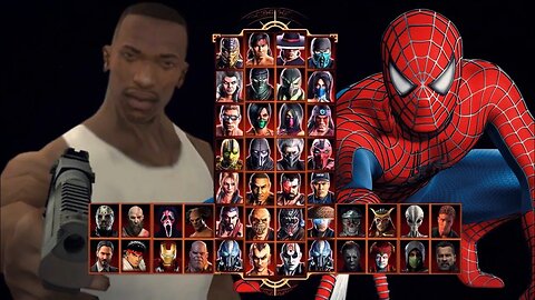 Mortal Kombat 9 - Cj And Spider Man - Expert Tag Ladder - Gameplay @(1080p) 60FPS