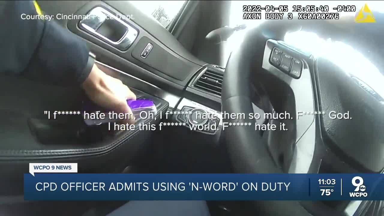 WATCH: Body cam footage shows Cincinnati officer use racial slur while on duty