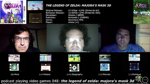 podcast playing video games 048: the legend of zelda: majora's mask 3d