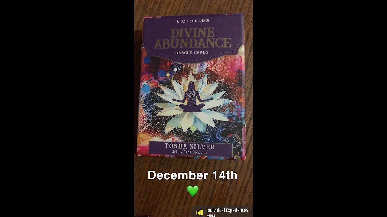 December 14th oracle card: individuality