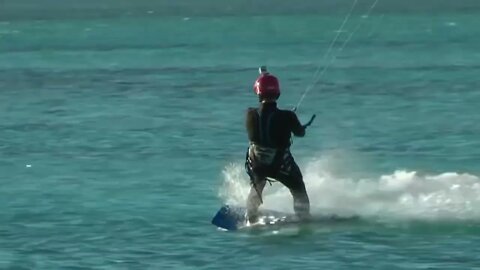 Kiting Sandy Bay July 2014