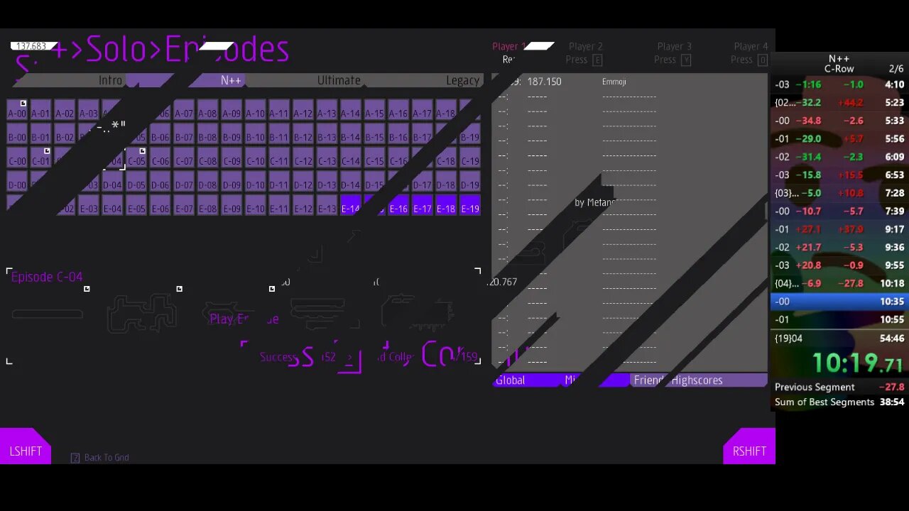 N++ - Solo C-row - 47:12