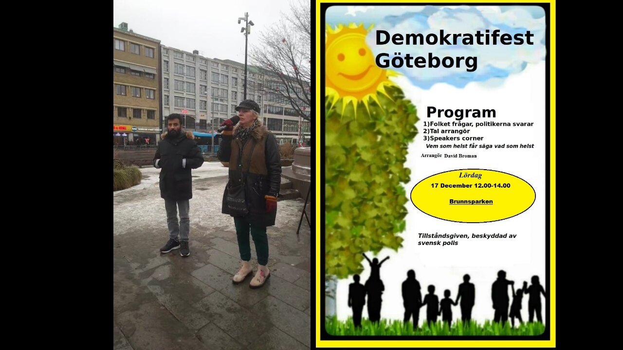 Demokratifest Göteborg 2022 Dec 17