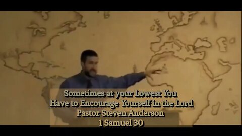 Sometimes at your Lowest You Have to Encourage Yourself in the Lord | Pastor Anderson