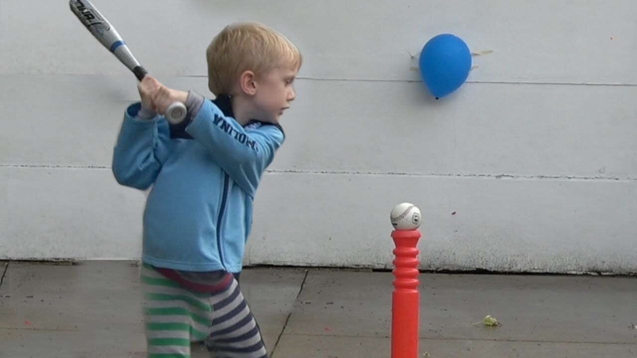 Balloon Popping Trick Shots | That's Amazing.