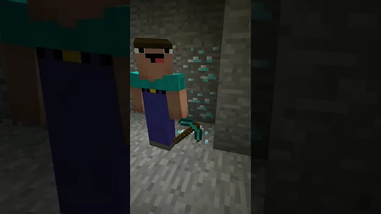 MINECRAT: OLHEM O CARA DO STEVE!! #shorts