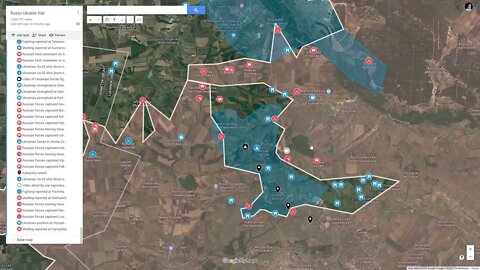 [ Hirske-Zolote Front ] Encirclement complete; Russian forces captured Rai-Oleksandrivka, Loskutivka