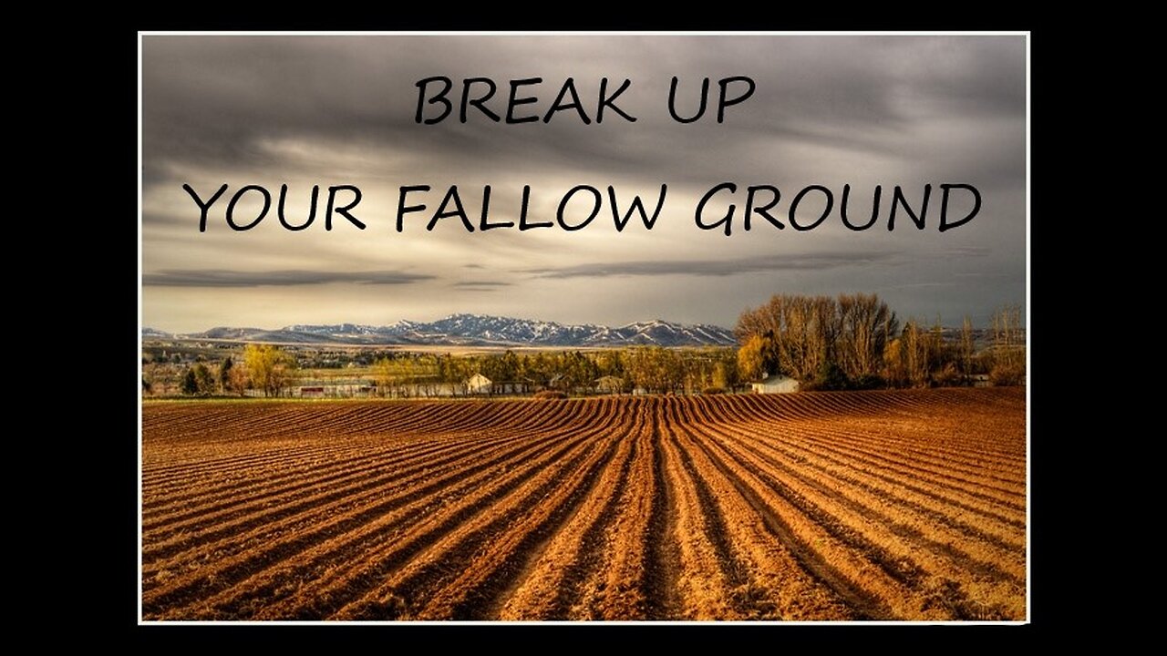 BREAK UP YOUR FALLOW GROUND #504