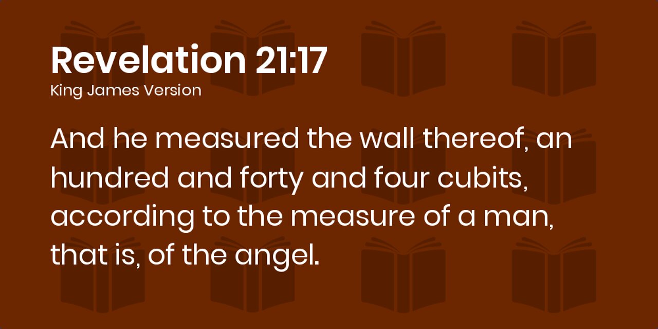 Revelation 21:17 - The Man that is of the Angel