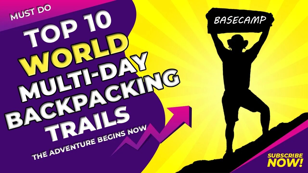 Top 10 Global Multi Day backpacking trails