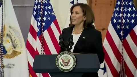 Did Kamala Harris not know she would be speaking? - 9/10/22