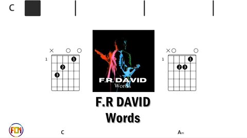 F R DAVID Words - Guitar Chords & Lyrics HD