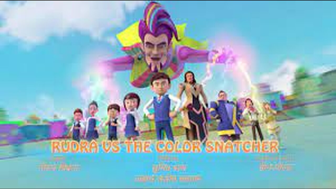 Rudra Vs The Color Snatcher | New Full Movie in Hindi 2023 | Rudra Cartoon New Movies | My Cartoon