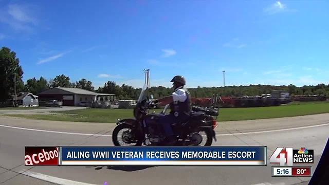 WWII veteran with terminal illness honored for his service