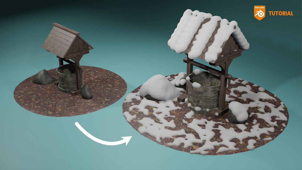 How to use the snow add-on in Blender 3.4