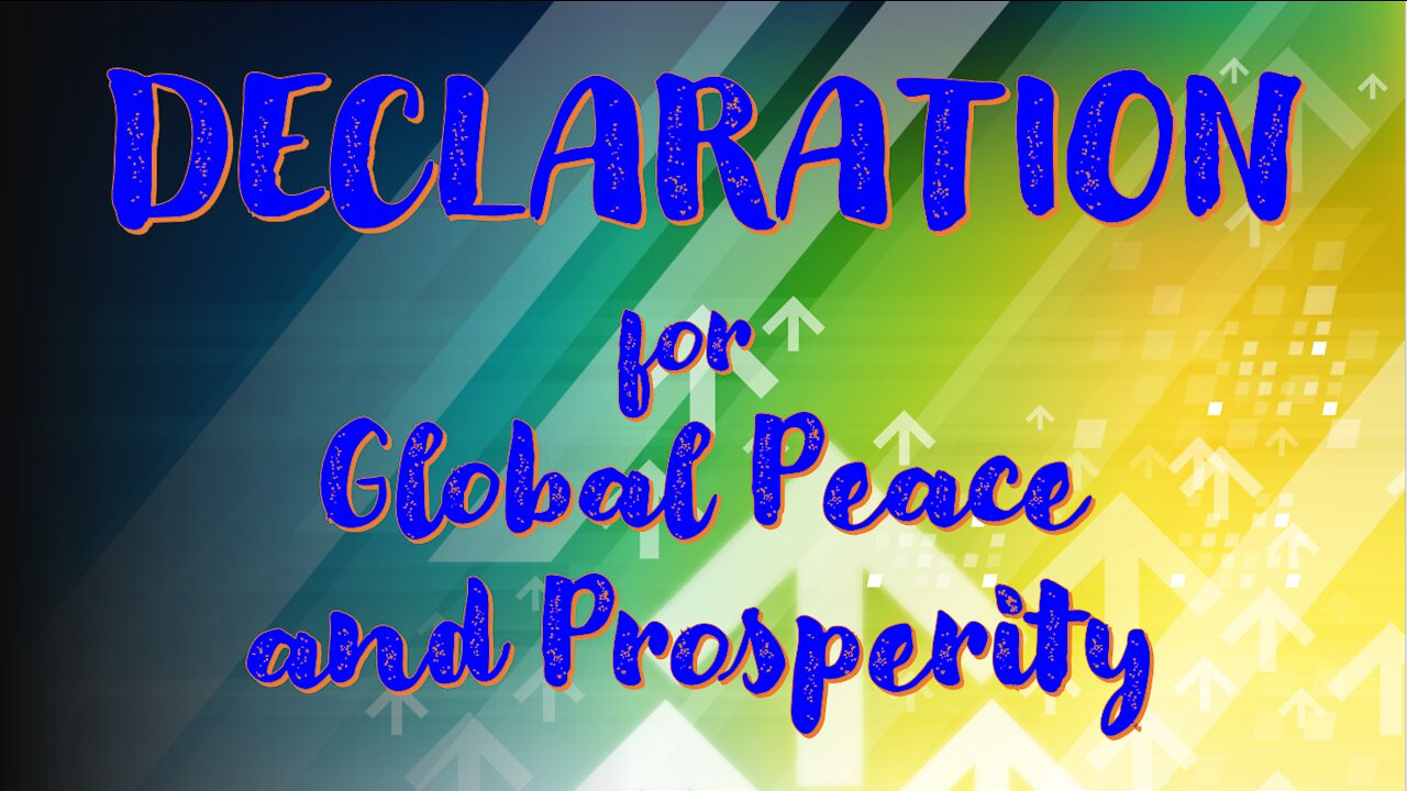 Declaration of the People of the United States for Global Peace and Prosperity
