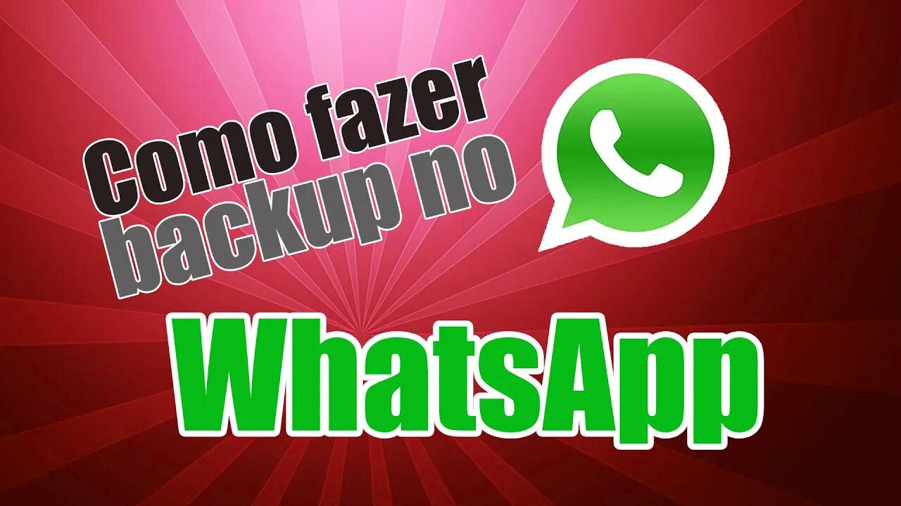 Como fazer backup no Whatsapp Android conta Google Drive passo a passo
