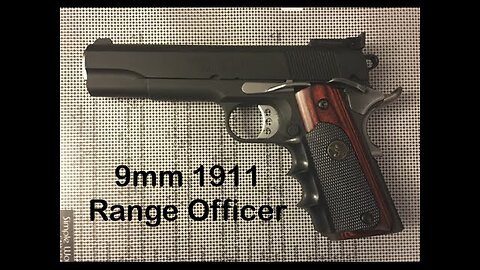 Springfield Armory 9MM 1911 Range Officer...Review and opinion