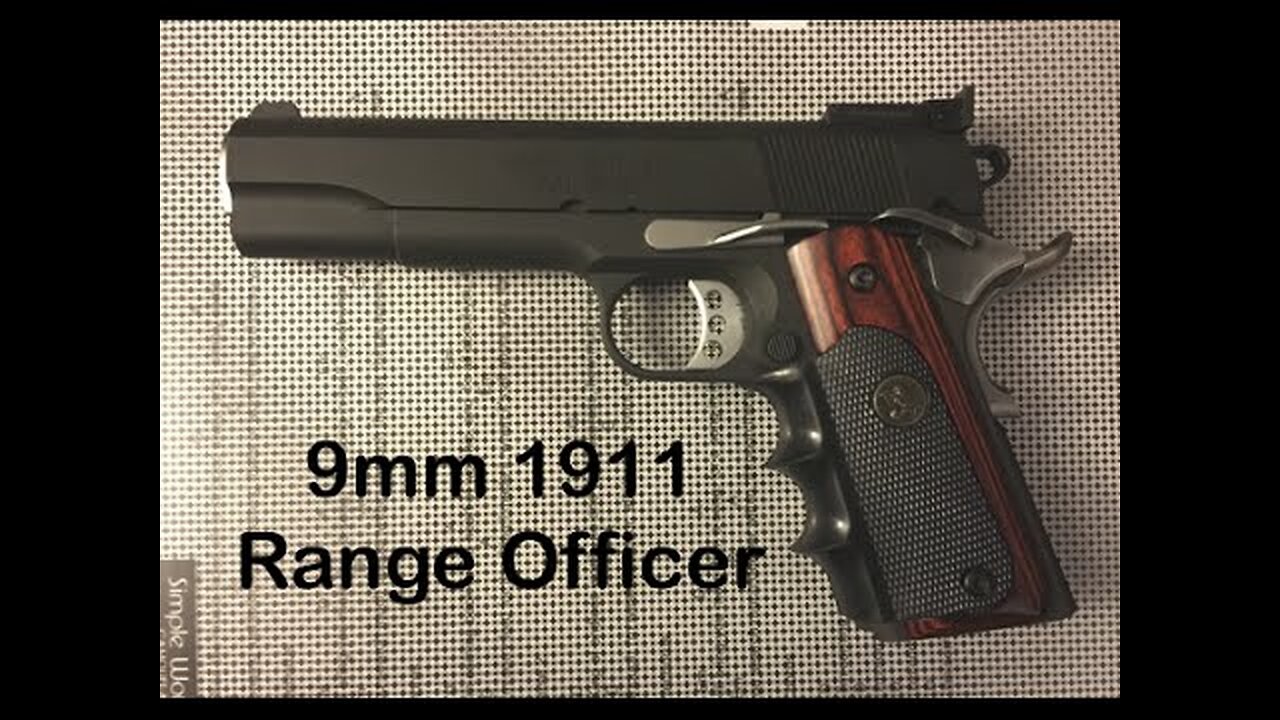 Springfield Armory 9MM 1911 Range Officer...Review and opinion