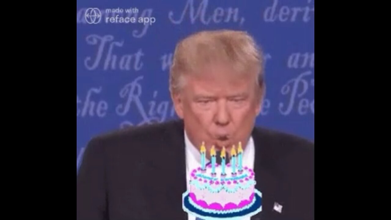 Donald Trump Making Love To A Birthday Cake Meme! 🎂