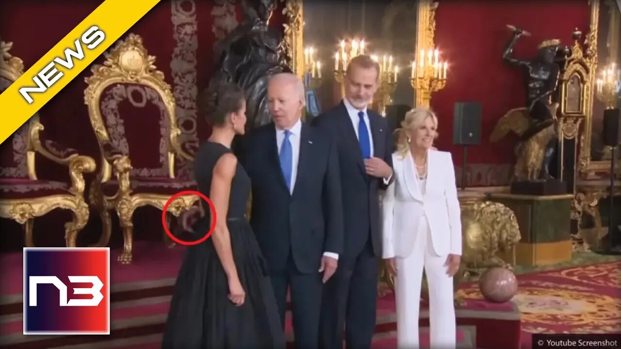 Joe Biden SPOTTED Doing Thing With His Hands Near Spanish Queen, Jill Looks On