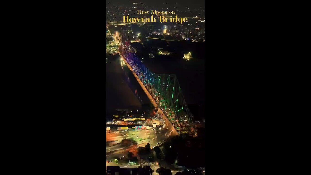 Howrah Bridge on Diwali 🎇