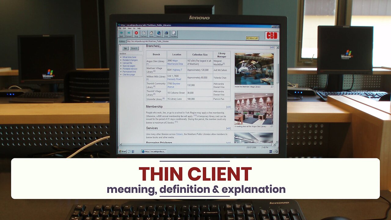 What is THIN CLIENT?